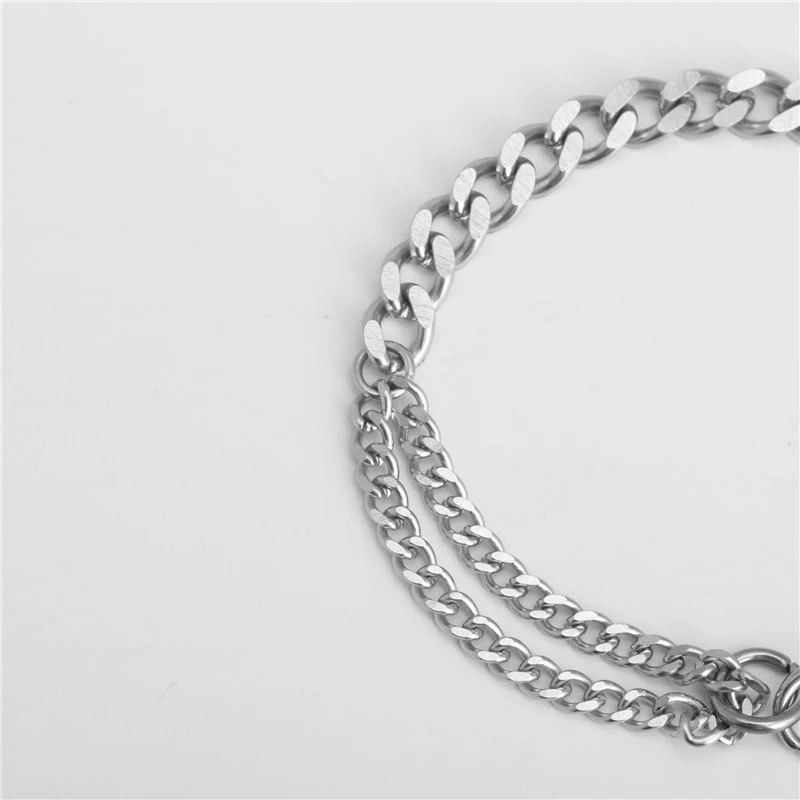 Stainless steel bracelet/couple/women/punk/bileklik/femmeStainless Steel Bracelet pulsera hombre for women punk bracelet homme