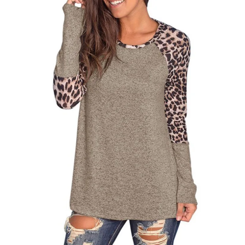 Женская футболка с вышивкой леопардовые винно красные хлопковые топы Новое