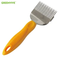 1 pcs plastic handle uncapping forks multi cut honey fork needle cutter capsulator beekeeping tools stainless steel honey fork