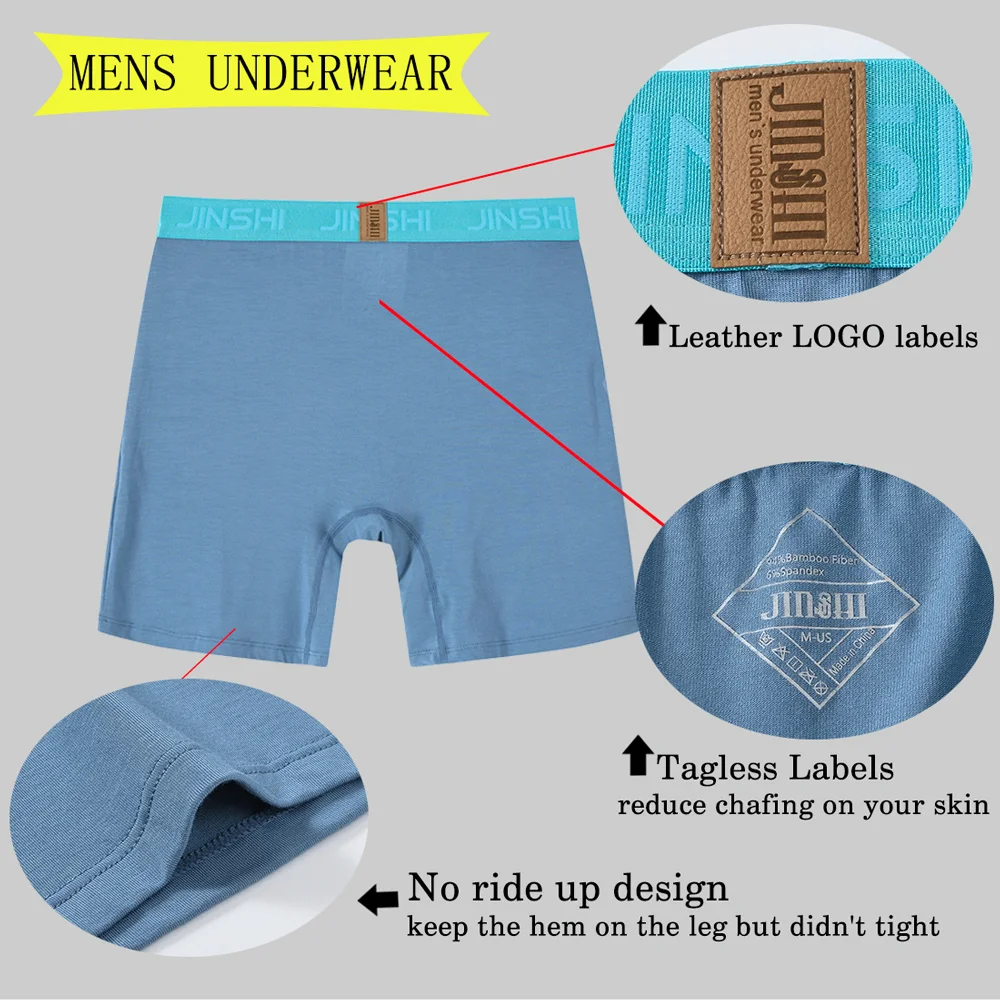 2021New Fashion Bamboo-Fiber Bodysuit  Breathable Solid Color Male Panties Underpants Briefs  Flex Waistband Popular