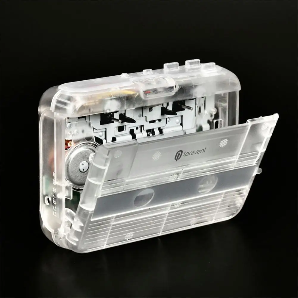 

Dual Channel Stereo Walkman Cassette Player FM Radio interface Portable Audio Tape Bluetooth-compatible Player with 3.5mm M V2H6