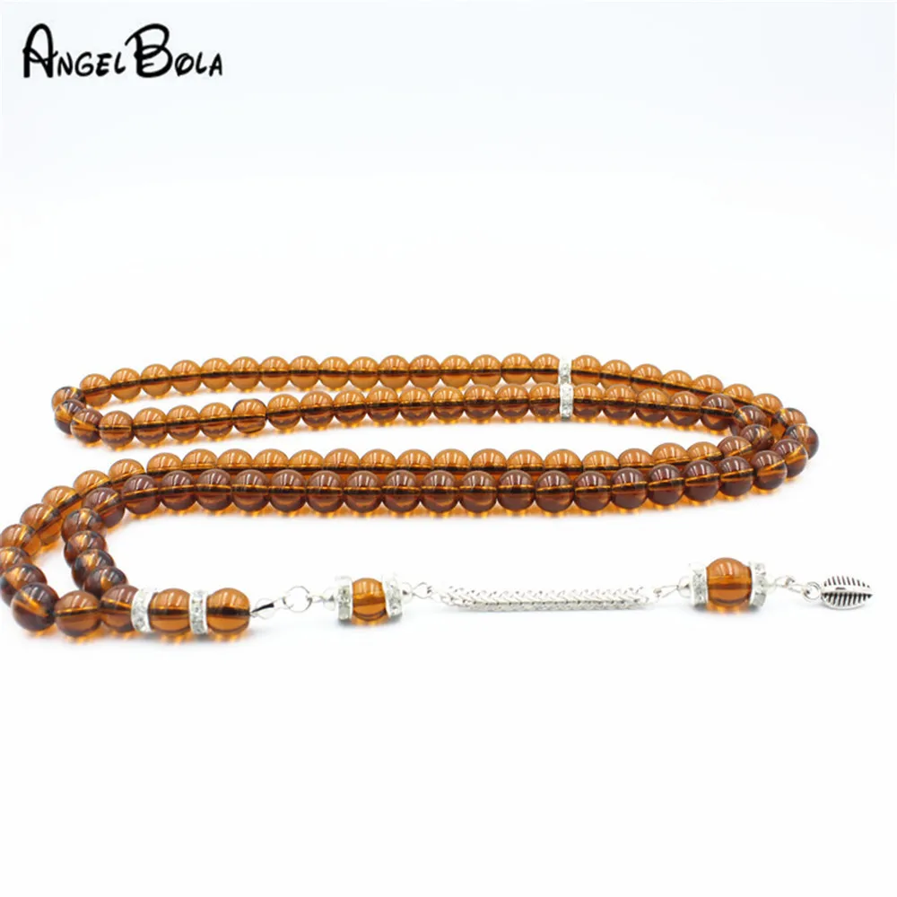 Новые 8 мм мусульманские четки оптом по низкой цене исламский Хрустальный