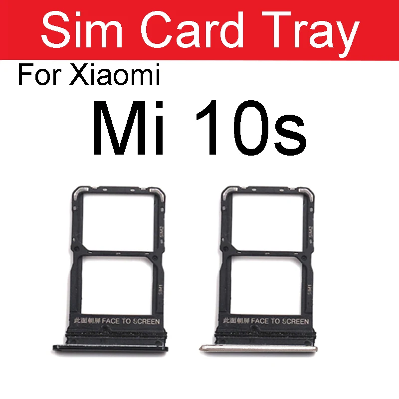 

Держатель лотка для Sim-карты для Xiaomi Mi 10s лоток для Sim-карты адаптер запасные части