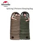 Ультралегкий спальный мешок-конверт Naturehike U series, водонепроницаемый спальный мешок для кемпинга, всесезонный, для пешего туризма, путешествий