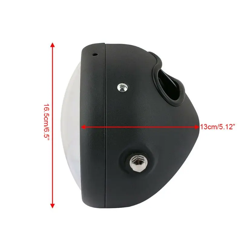 

Motorcycle LED Spiral Headlight Portable Side Mount Bracket White Light Electric Vehicle Accessories