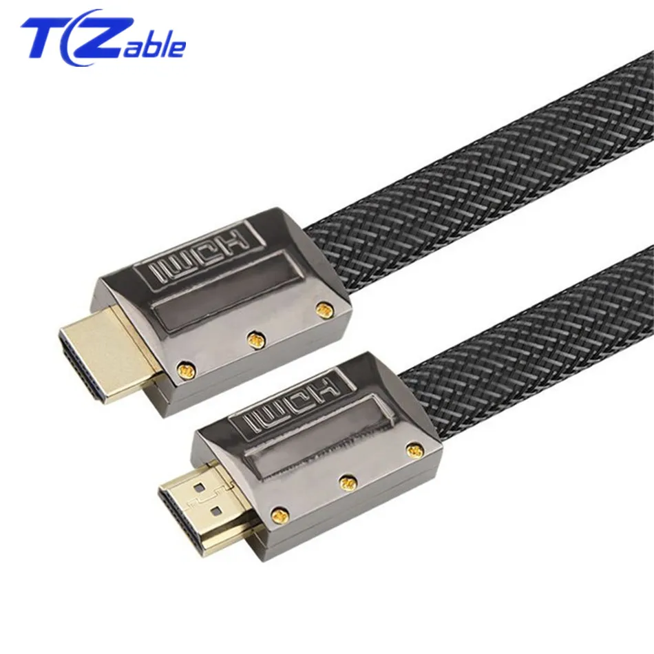 

HDMI Cable 4K HDMI To HDM 2.0 Cable 1M 1.5M 2M 3M for Apple TV PS4 Projector Computer Zinc Alloy Case Cavo HDMI 4K Speaker Cable