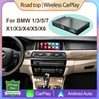 Беспроводной Apple CarPlay Android Auto для BMW 1 2 3 4 5 6 7 серии X1 X3 X4 X5 X6 F15 F16 F25 F26 F48 F01 F10 F11 F20 F22 F30 F32