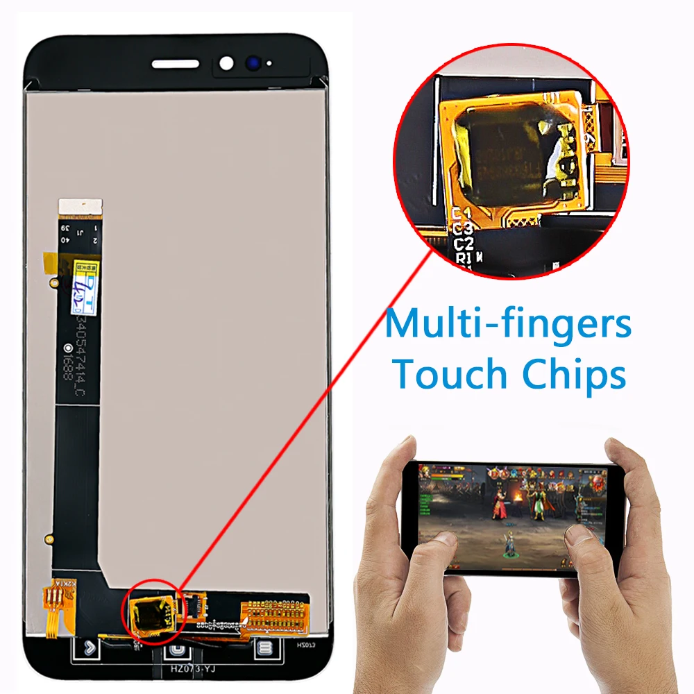 Vancca ЖК-дисплей для Xiaomi Mi 5X сенсорный 5,5 дюймов 1920*1080 дигитайзер сборка рамка с 10 мультитач для Xiaomi Mi A1 экран