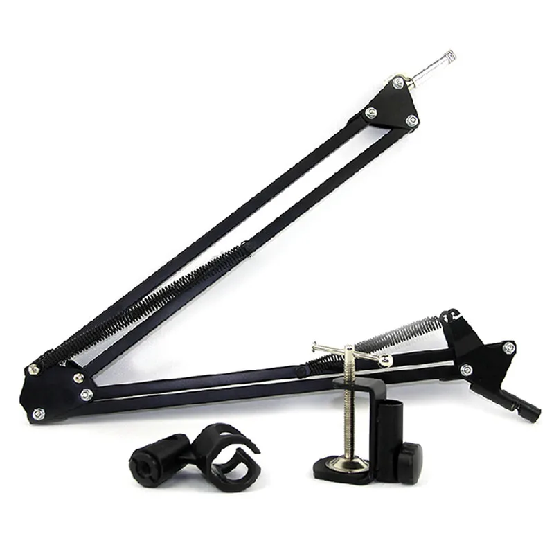 

Mic Arm Stand Microphone Suspension Boom Scissor Holder for studio Broadcast PN W0YE