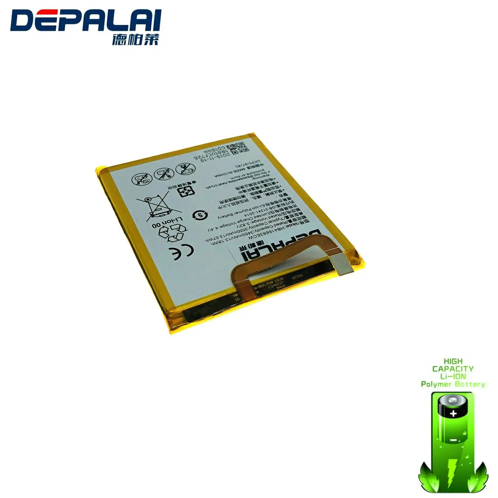 Высококачественный аккумулятор 3 8 в 3450 мАч HB416683ECW с датчиком температуры для Huawei