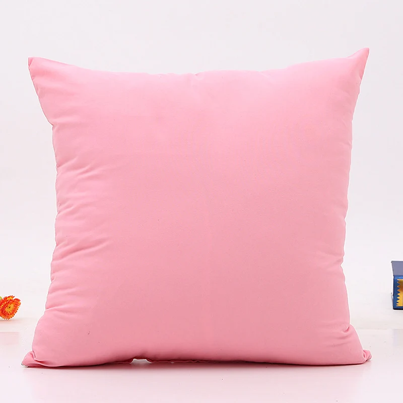 45x45 см однотонная подушка крышка квадратная наволочка стул диван автомобиля