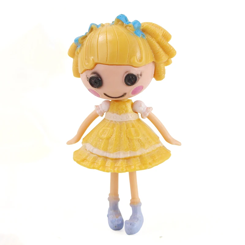 8 шт./компл. см Mini Lalaloopsy фигурки из ПВХ куклы Eyes игрушки для девочек Классические в