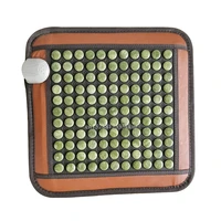 new infrared heating mat natural jade tourmaline massage cushion pain relief back waist relieve muscle health care seat pad 220v