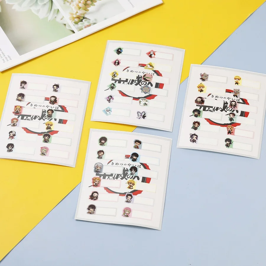 

Ghost Slayer Stickers Blade Stickers Name Stickers Waterproof Name Stickers Memo Stickers Peripheral Same Stickers