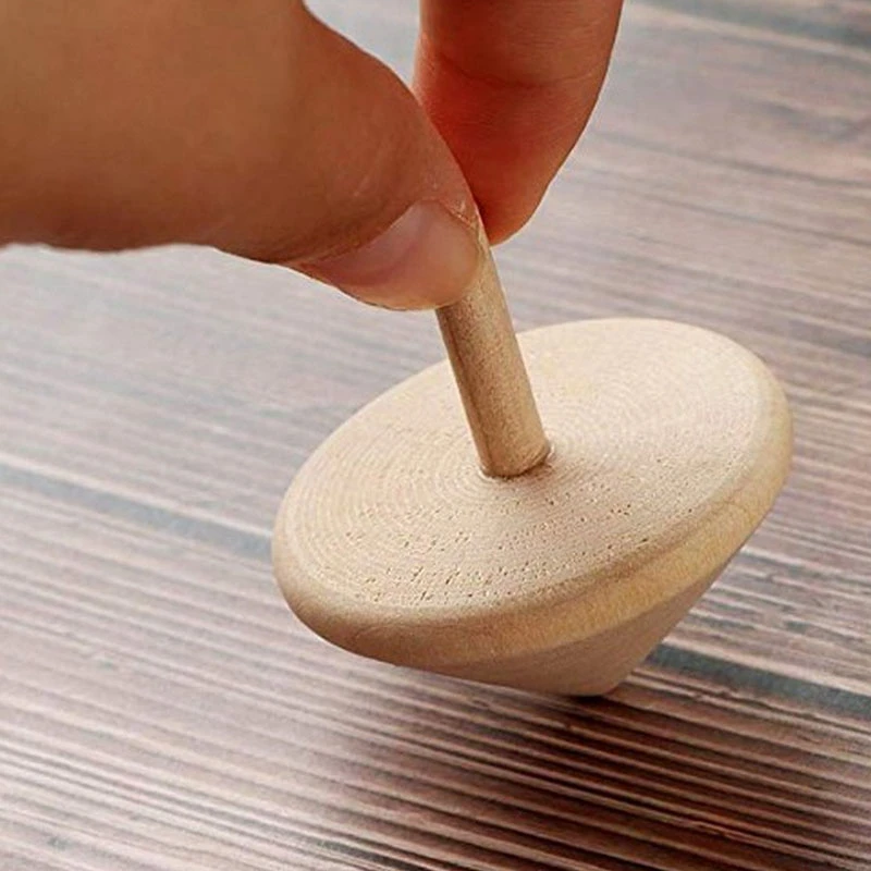 Деревянный волчок игрушки твердый деревянный гироскоп деревянные вечерние для