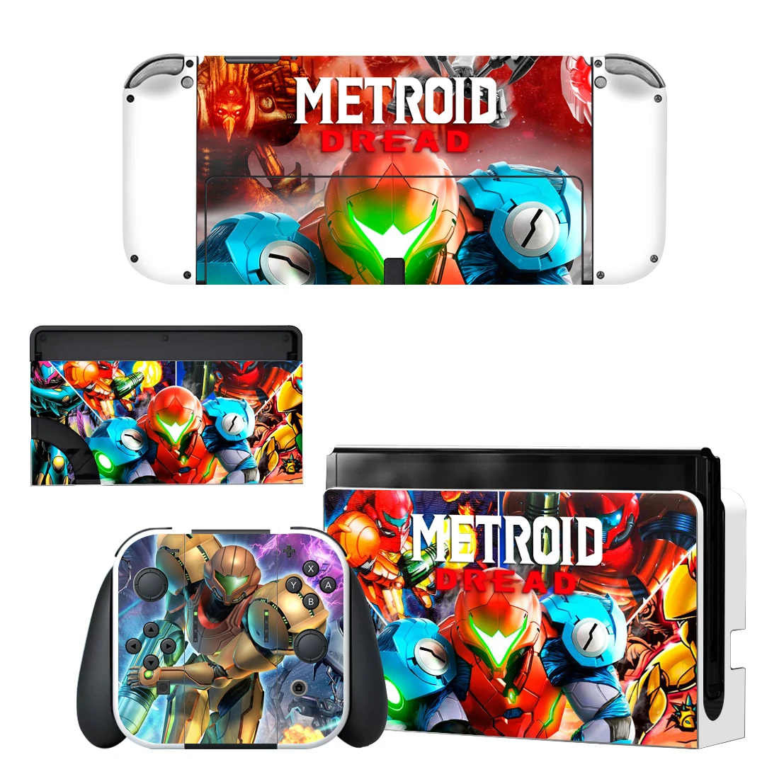 

Metroid Dread Nintendoswitch Skin Cover Sticker Decal for Nintendo Switch OLED Console Joy-con Controller Dock Skin Vinyl