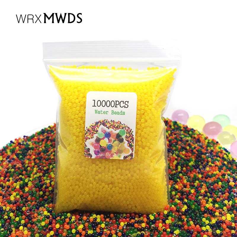 10000 шт./пакет хрустальные почвенные водные шарики гидрогелевые orbiz растущие
