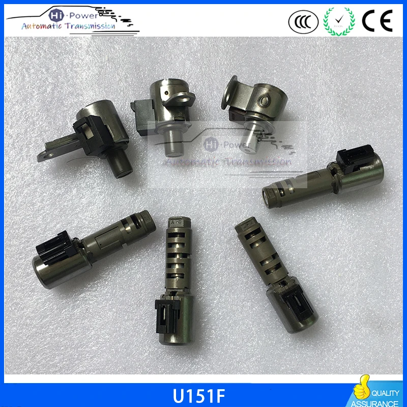 7 шт. Восстановленное U151F электромагнитный клапан коробки передач для Toyota |
