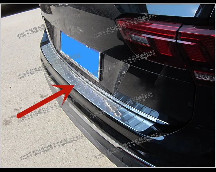 Накладка на задний бампер из нержавеющей стали для VW/Volkswagen Tiguan 2017 2018 2019 2020