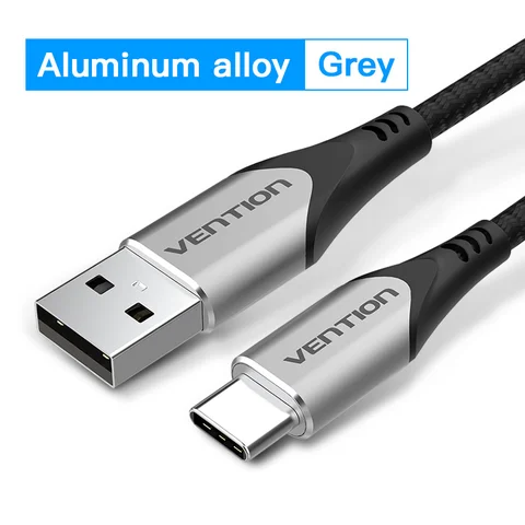 Vention USB Type C кабель для Samsung Poco S21 3A Быстрая зарядка USB C зарядное устройство Дата провод для Xiaomi Redmi Note 8 Type-C кабель Кабо