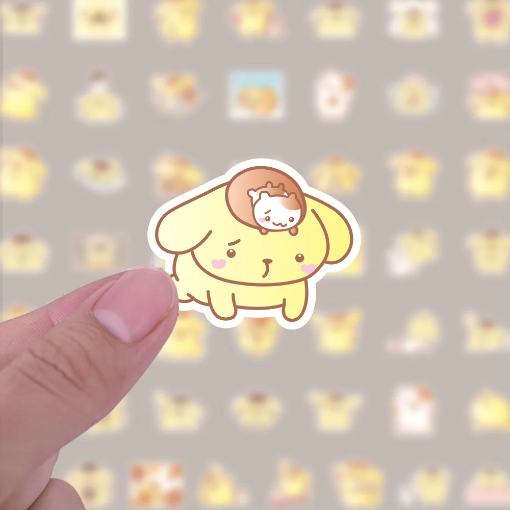 50 Uds. De pegatinas creativas Kawaii para perro pud&iacute;n, bonitas pegatinas decorativas, &aacute;lbum de fotos artesanal DIY, 2021-2