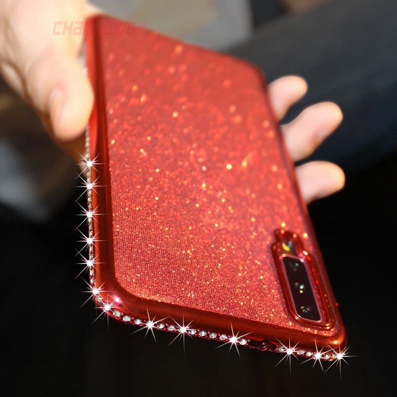 Diamond Glitter Soft Case For Xiaomi Redmi Note 9S 9 8T 8 7 Pro 9A 9C 8A 7A 10X K30 Mi 10 Lite Mi10 Mi9 SE Silicone Cover | Мобильные