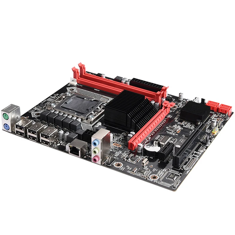 Материнская плата X58 Lga 1366 поддерживает серверную память Reg Ecc и процессор Xeon