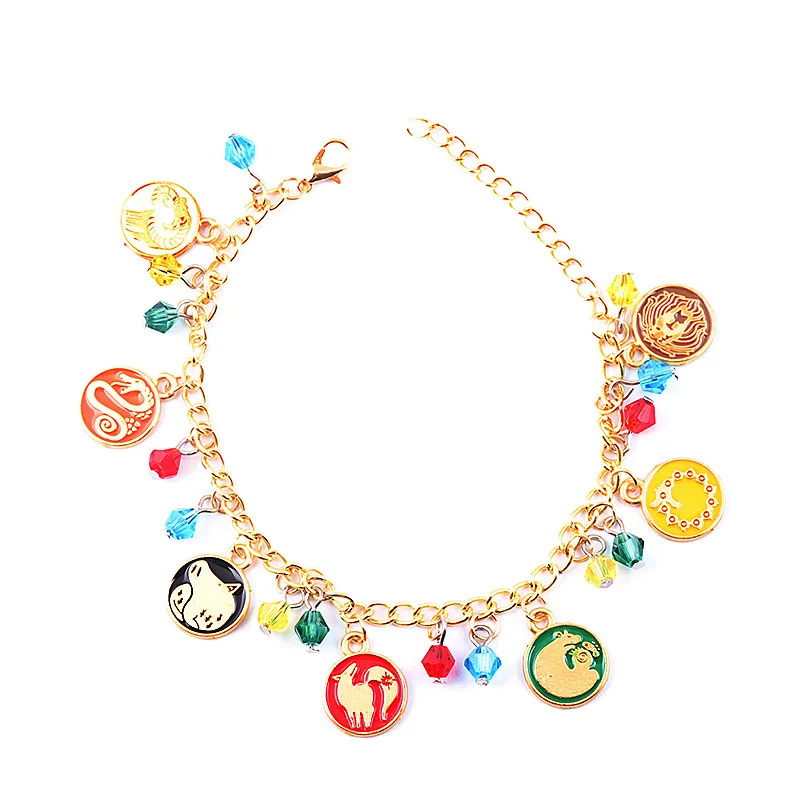 

Оптовая продажа, 5 шт., браслет на семь смертных грехов, японский аниме, периферийные татуировки животных, комбинированная подвеска, сувенир ...