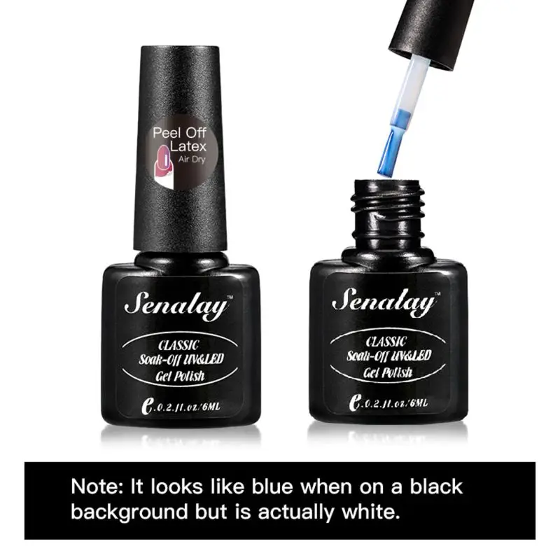 Антипереливающийся клей Отшелушивающий лак для ногтей защита края антифриз арт