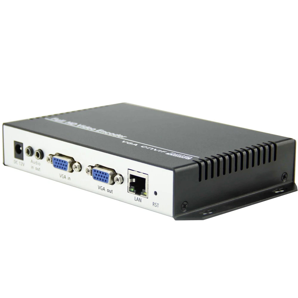 MPEG4 H.264 VGA кодировщик потоковой передачи IP видео для прямой трансляции IPTV Streming
