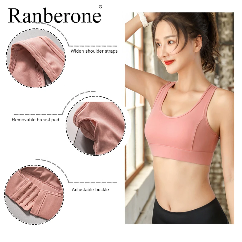 Sexy Seamless Sports Bra For Women Gym Tops Workout Fitness Push Up Female Yoga Bras Running Tank Top Bra Adjustable Sportswear