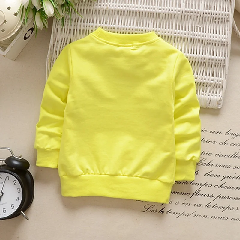 Детская одежда свитшот с длинным рукавом для маленьких мальчиков и девочек милый