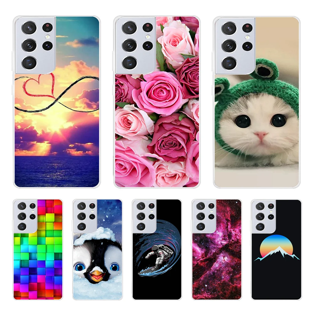 Чехол-бампер из силикона и ТПУ для Samsung Galaxy S21 | S21 + | S21