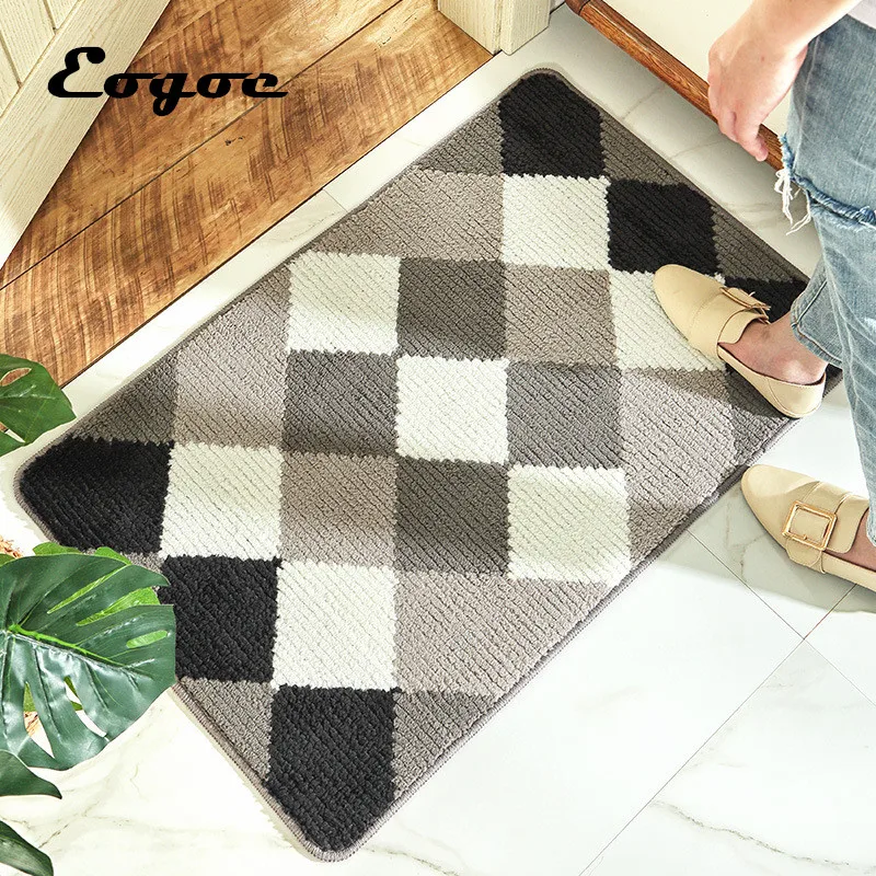 

Eogoe Geometric Pattern Doormat for Entrance Door Outdoor Rug Home Decor Floor Carpet Entry Door Mat Living Room Wear-resistant