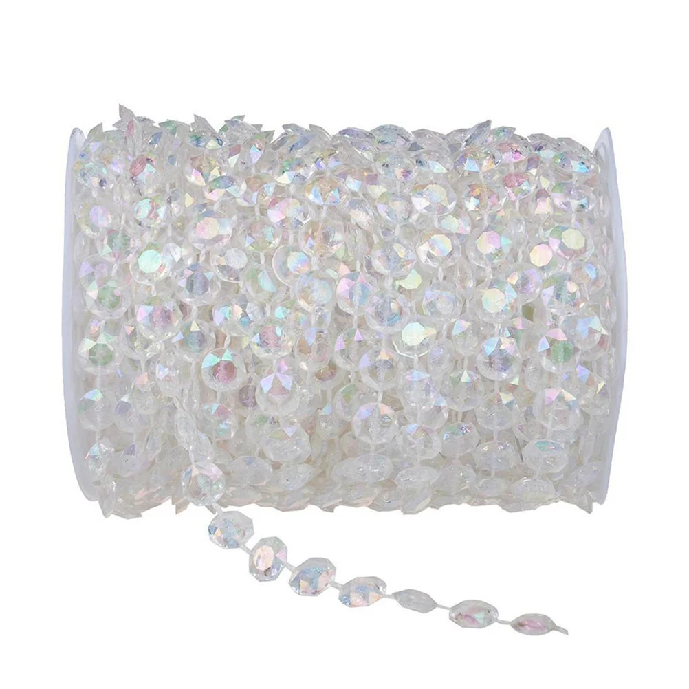 

30M Clear Crystal Like Beads the Roll Wedding Decoration