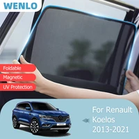 for renault koleos 2013 2021 front windshield car sunshade rear side window sun shade truck magnet visor mesh curtain sunshield