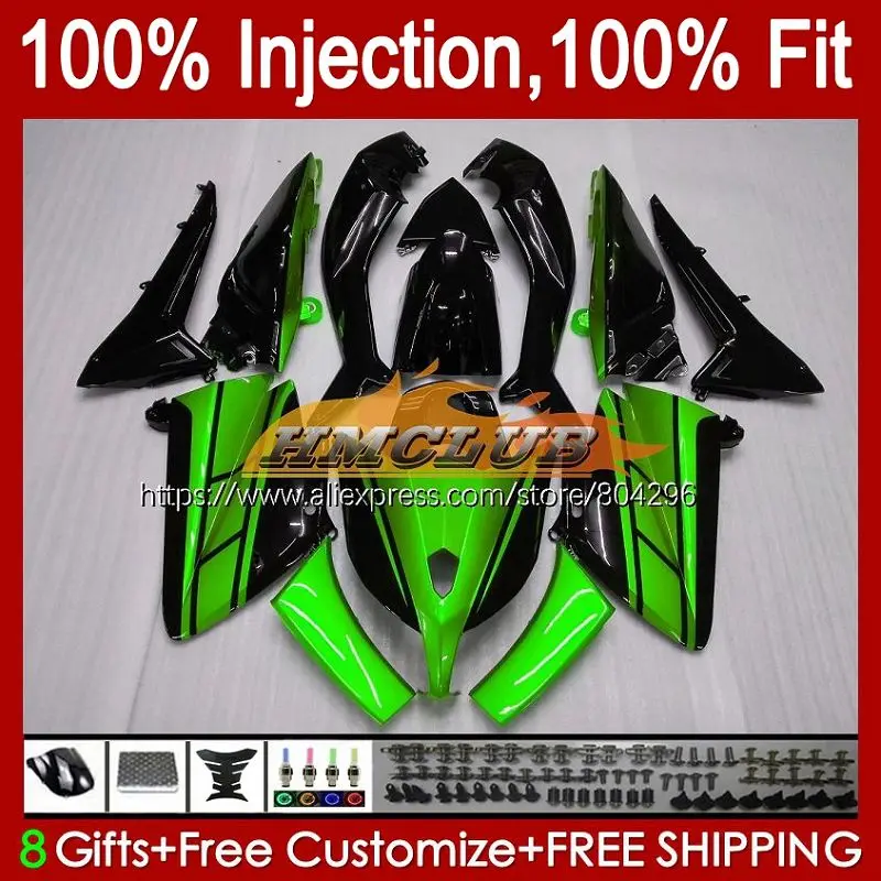 

T-MAX500 For YAMAHA MAX 500 MAX-500 T TMAX500 130No.79 MAX500 08 Green black 09 10 11 TMAX XP500 2008 2009 2010 2011 Fairings