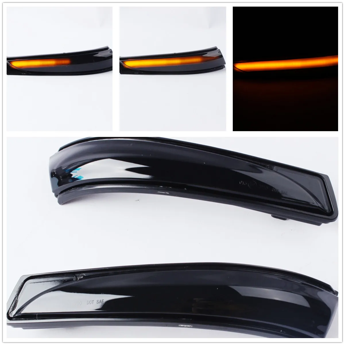 Пара динамичессветодиодный СВЕТОДИОДНЫХ указателей поворота заднего вида на