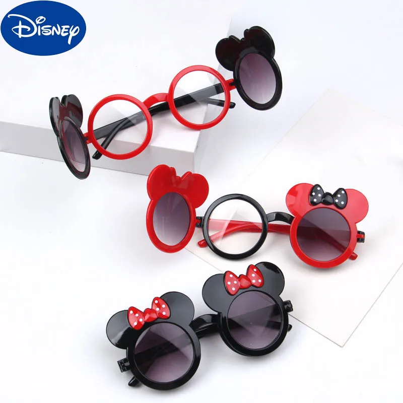 

Disney Mickey Mouse Minnie Children's Flip Sunglasses Sunglasses Cartoon Cute Girl Glasses Children's Birthday Toys Gifts