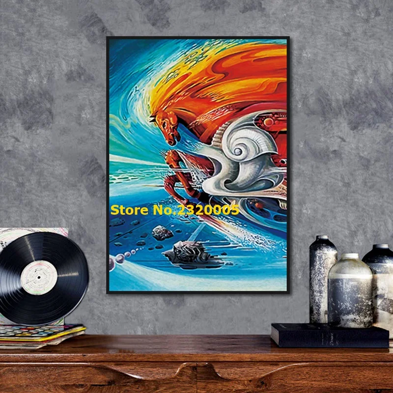 

Abstract Runway Horse Home Decor Painting Living Room Oil Cancas Painting Amazing Pictures Wall Art Combined Blue Backgrand