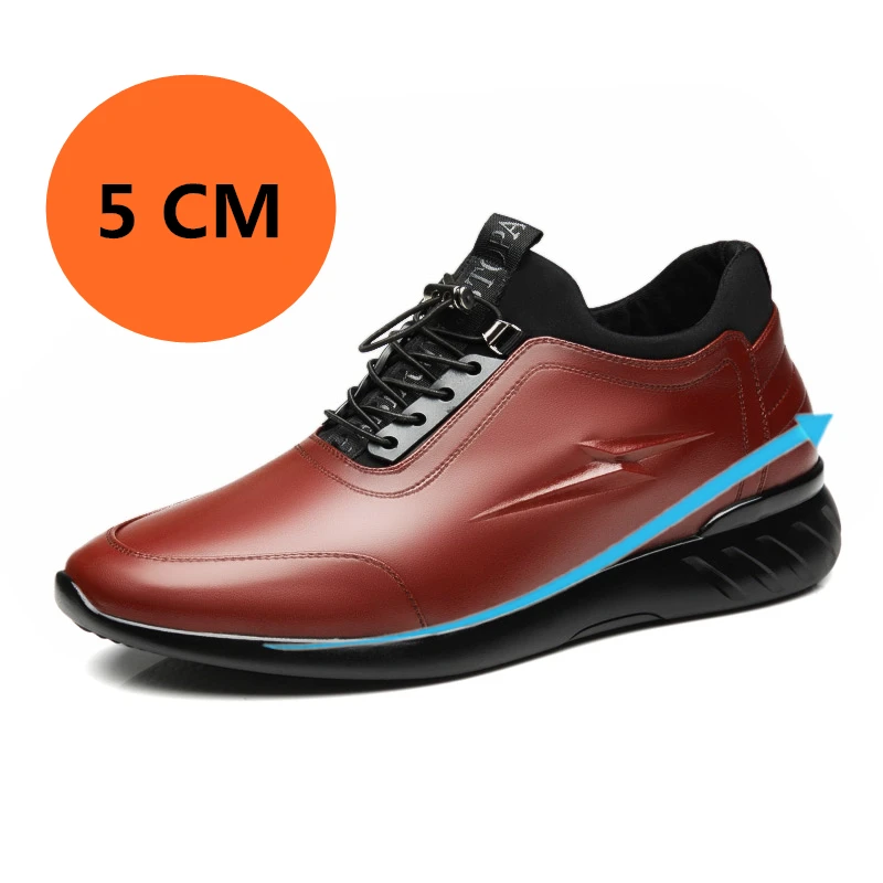 Мужские повседневные кроссовки мужская обувь увеличивающая рост невидимая на 5