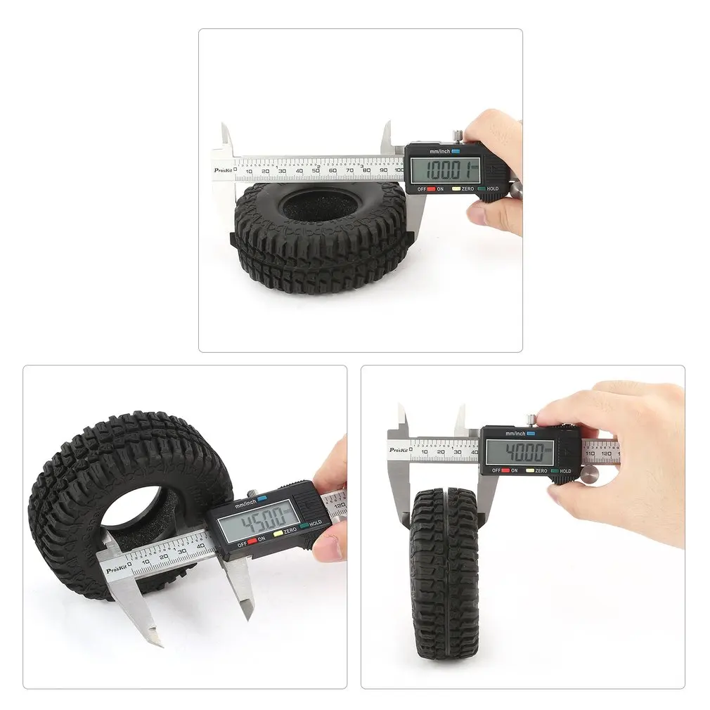 

4pcs 3020 1.9inch Rubber Tires Tyre Set for RC 4WD D90 CC01 1/10 RC Rock Crawler Climbing Car RC Car Off-Road Parts&Accs