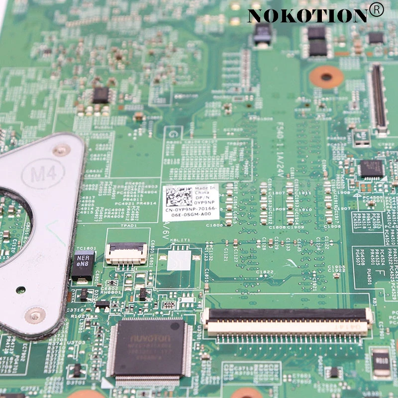 NOKOTION материнская плата для ноутбука Dell Inspiron 15R M5010 CN-0YP9NP 0YP9NP 09913-1 DG15 48.4HH06.011 HD4200