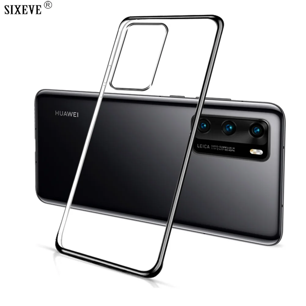 Роскошный Силиконовый мягкий прозрачный чехол для Huawei P10 P20 P30 P40 Lite Honor 10 20 10i 20i 20s
