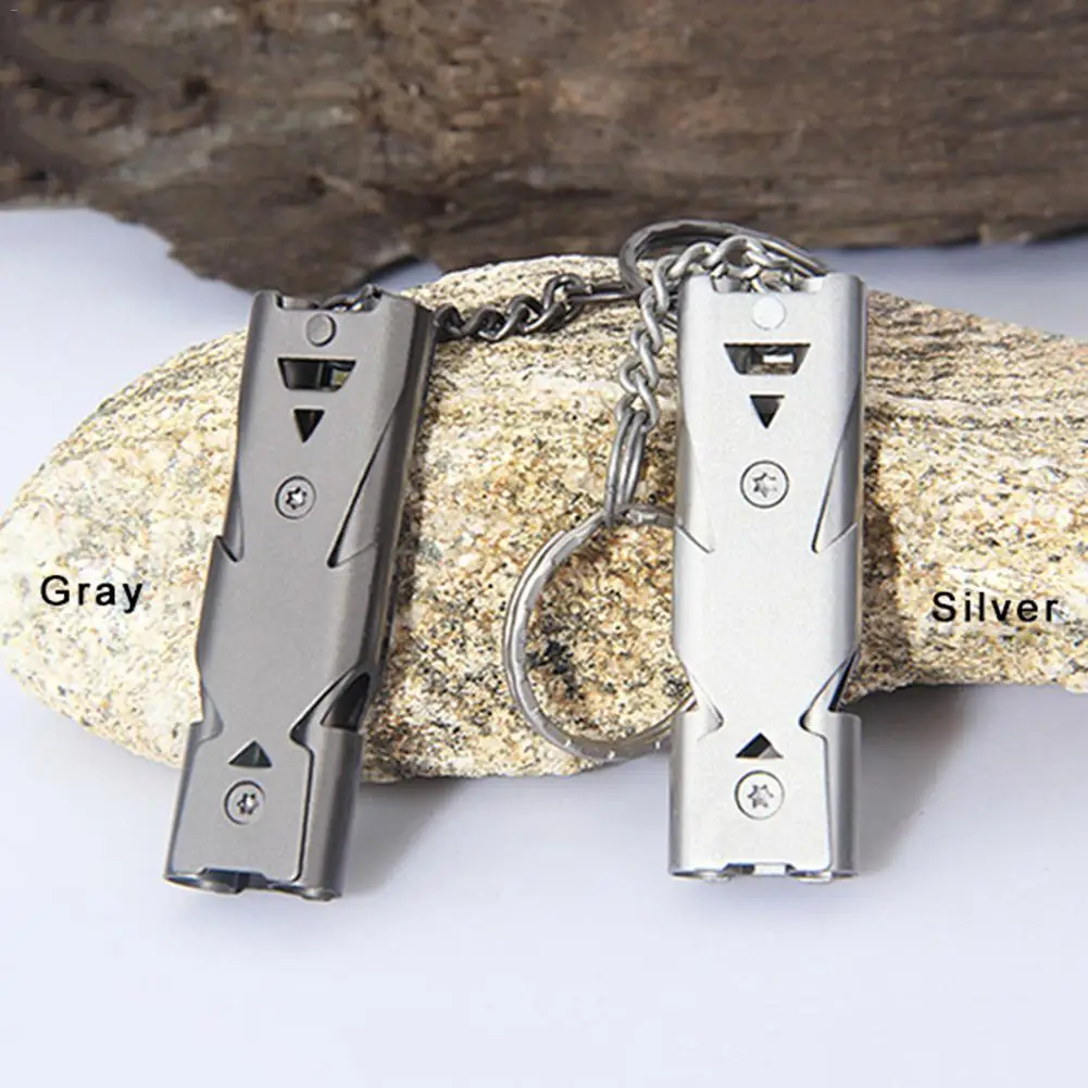 1 шт. свисток с двойной трубкой 150 дБ | Спорт и развлечения