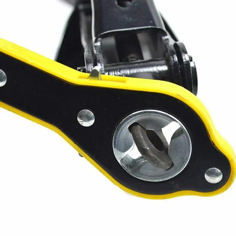

360 degree Swivel Labor-Saving Hexagon Jack Car Ratchet Wrench Tire Wheel Lug Wrench Hand Tool 17mm 19mm Black Color