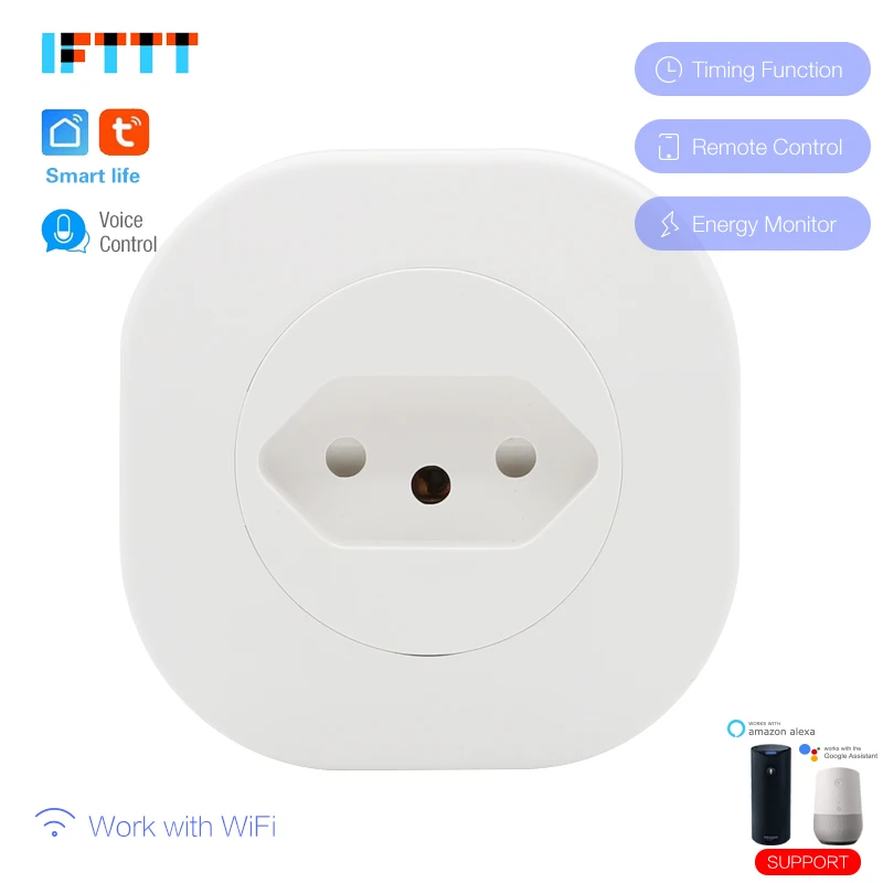 Умная Wi Fi розетка беспроводной Голосовое управление &quotумные&quot аксессуары для