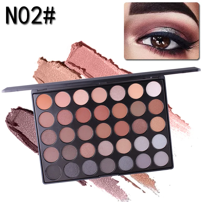 7001-081-N02 Miss Rose, 130 цветов, набор для макияжа, профессиональная коробка для теней для век, румяна, помада, основа для бровей, набор для макияжа, de Maquiagem, косметика - Цвет: 7001-081-N02
