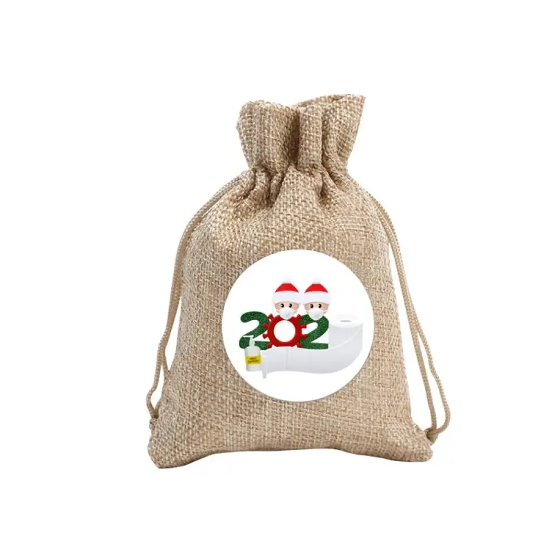 1 шт. креативный Рождественский Подарочный пакет Санта-Клаус мешок для конфет