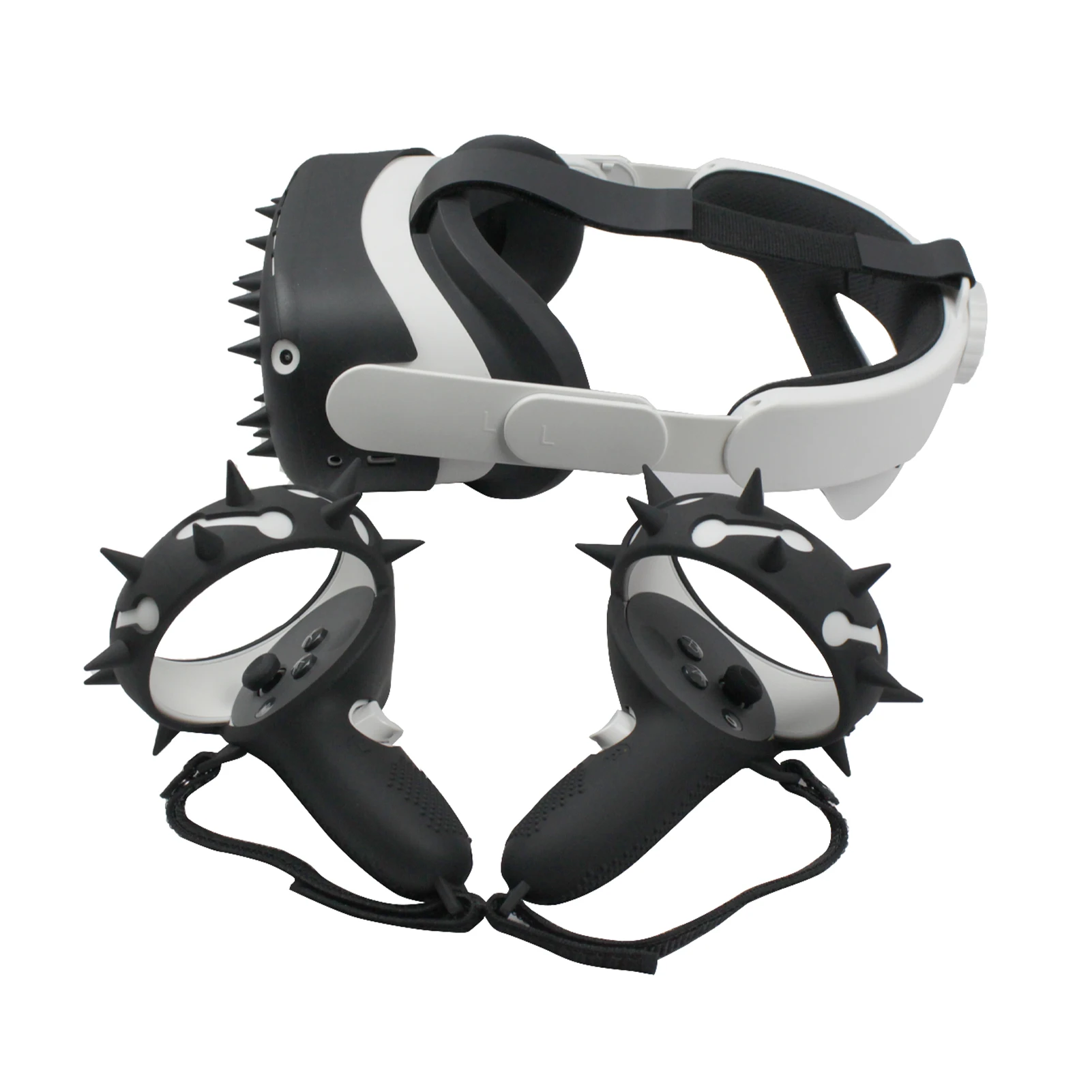 

Non Slip Facial Cushion Gaming Accessories Shockproof Controller Grip Cover Protective Sweatproof Silicone For Oculus Quest 2